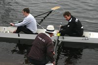 John helping John and Mike - click for larger image