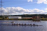 Close finish in the eights race