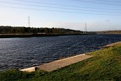 An empty river by lunchtime