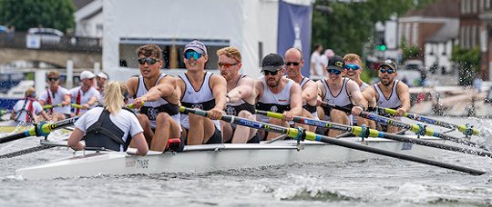 Senior men out in the new eight at Tyne Head 2019 